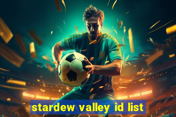 stardew valley id list